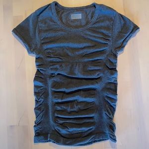 ATHLETA Breathe Ruched Yoga Tee